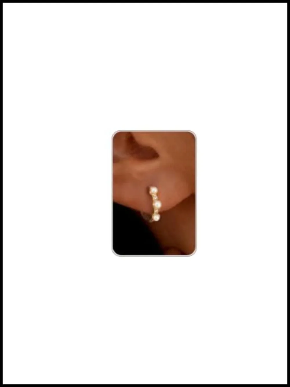 14k Gold Plated Pearl Hoop Earrings, CZ Flower Huggies Hypoallergenic Women